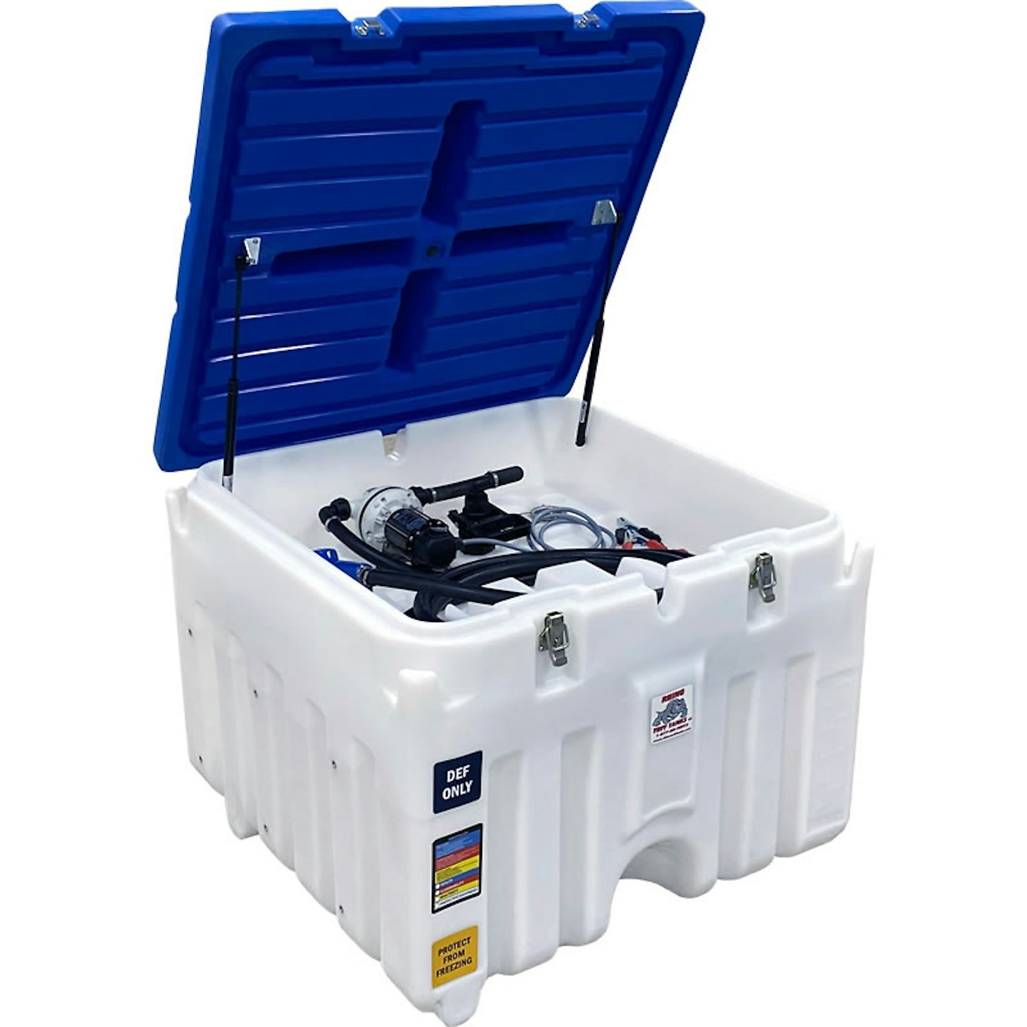 Rhino Tuff Tanks Portable DEF System - 80 Gal., 12V DC Pump, 480 GPH Flow, Stainless Steel Nozzle, Model# RTT-7080